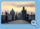 The Charles Bridge early in the morning